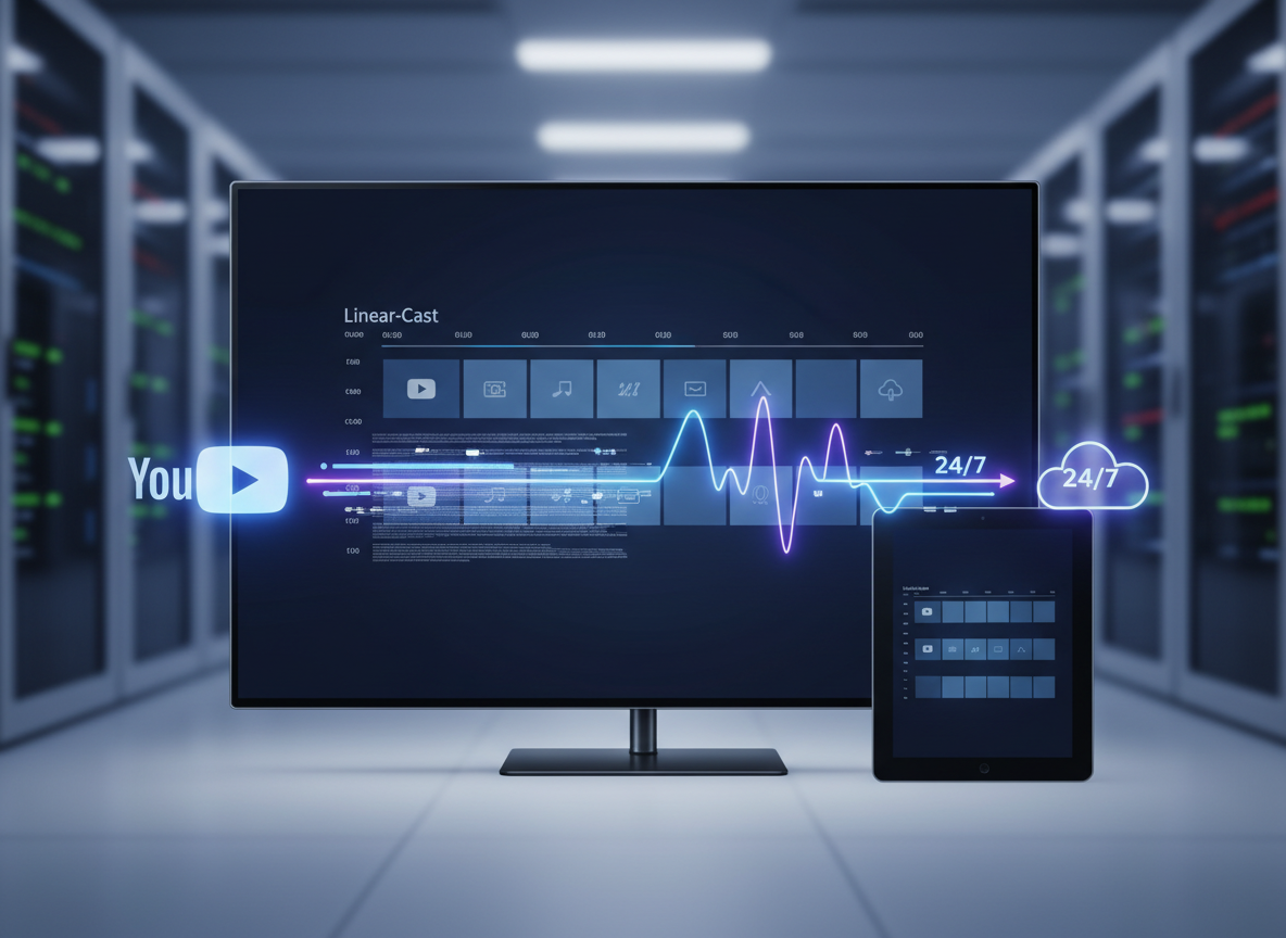 LINEAR-CAST — Seu canal digital vira emissora de TV linear